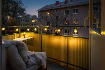 Balkong eller utsiktsbild