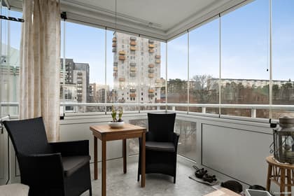 Balkong eller utsiktsbild