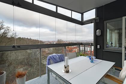 Balkong eller utsiktsbild