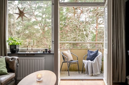 Balkong eller utsiktsbild