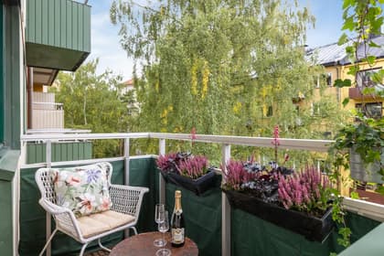 Balkong eller utsiktsbild