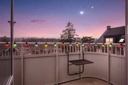 Balkong eller utsiktsbild