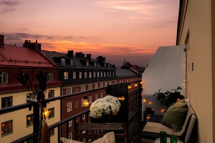 Balkong eller utsiktsbild