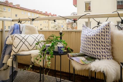 Balkong eller utsiktsbild