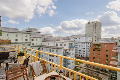 Balkong eller utsiktsbild