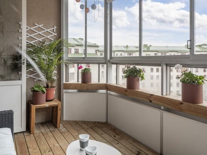 Balkong eller utsiktsbild