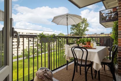 Balkong eller utsiktsbild