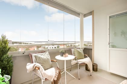 Balkong eller utsiktsbild