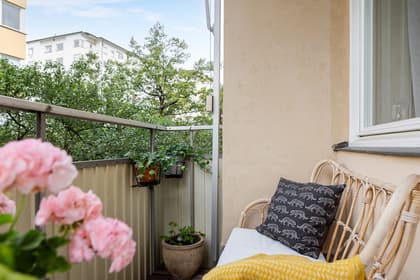 Balkong eller utsiktsbild