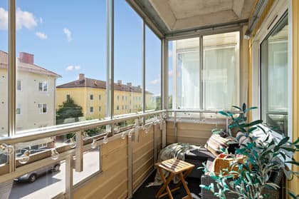 Balkong eller utsiktsbild