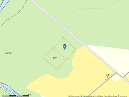 Illustrerad karta över fastigheten eller området