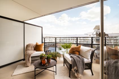 Balkong eller utsiktsbild