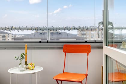 Balkong eller utsiktsbild