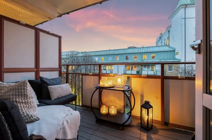 Balkong eller utsiktsbild