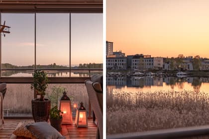 Balkong eller utsiktsbild