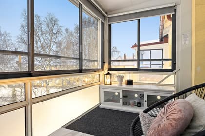 Balkong eller utsiktsbild