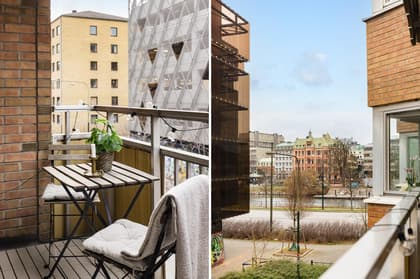 Balkong eller utsiktsbild