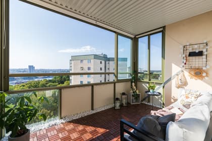 Balkong eller utsiktsbild