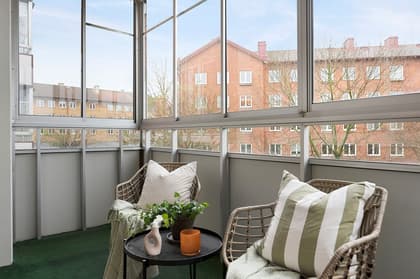 Balkong eller utsiktsbild