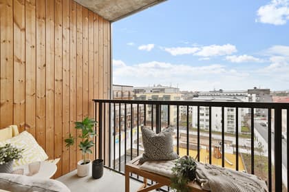 Balkong eller utsiktsbild