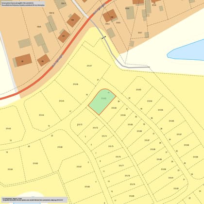 Illustrerad karta över fastigheten eller området
