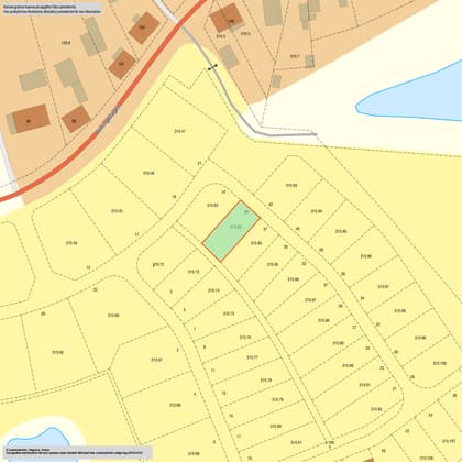 Illustrerad karta över fastigheten eller området