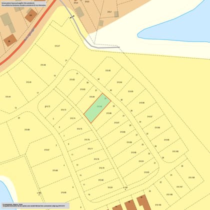 Illustrerad karta över fastigheten eller området