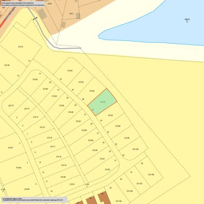 Illustrerad karta över fastigheten eller området