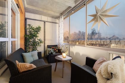 Balkong eller utsiktsbild