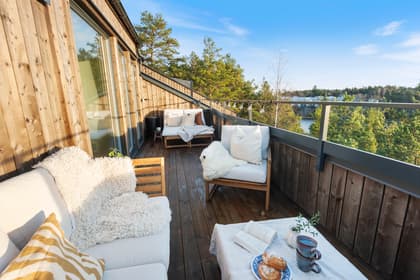 Balkong eller utsiktsbild