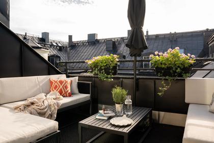 Balkong eller utsiktsbild