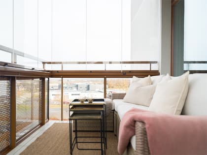 Balkong eller utsiktsbild