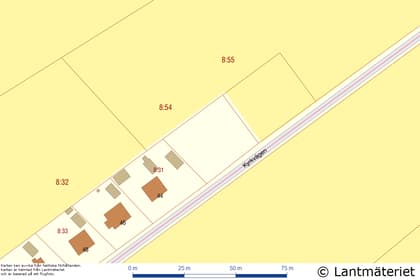 Illustrerad karta över fastigheten eller området