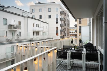 Balkong eller utsiktsbild