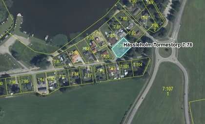 Illustrerad karta över fastigheten eller området