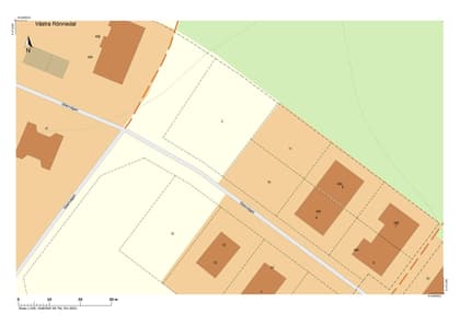 Illustrerad karta över fastigheten eller området