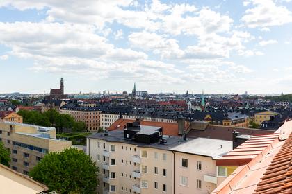 Balkong eller utsiktsbild