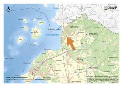 Illustrerad karta över fastigheten eller området
