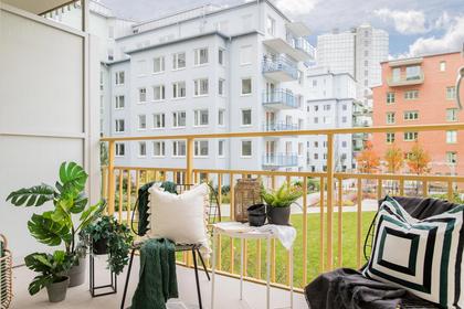 Balkong eller utsiktsbild