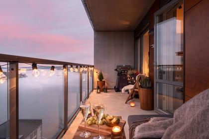 Balkong eller utsiktsbild