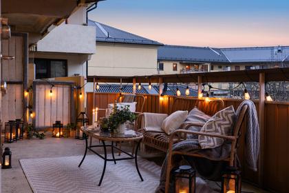 Balkong eller utsiktsbild