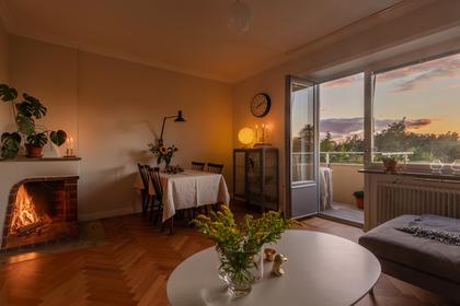 Balkong eller utsiktsbild