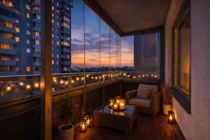 Balkong eller utsiktsbild