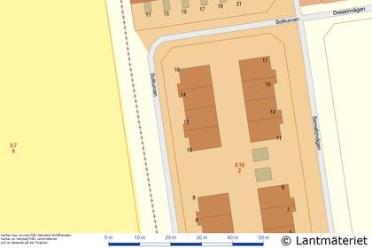 Illustrerad karta över fastigheten eller området