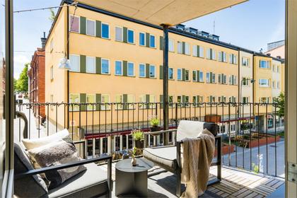 Balkong eller utsiktsbild