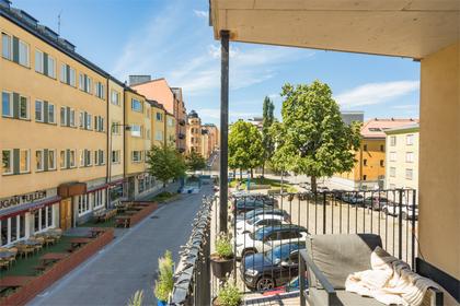 Balkong eller utsiktsbild