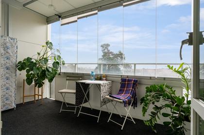 Balkong eller utsiktsbild