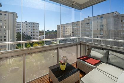 Balkong eller utsiktsbild