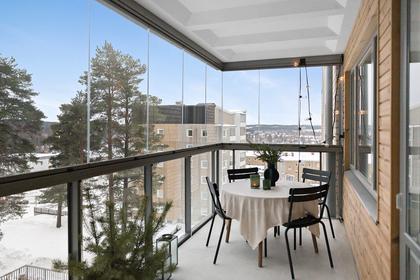 Balkong eller utsiktsbild