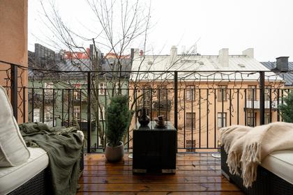 Balkong eller utsiktsbild